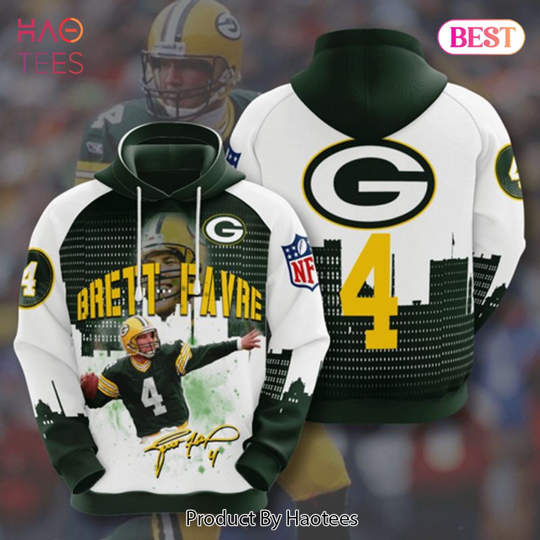 New Design Green Bay Packers Hoodies 3D Sweatshirt Pullover – 4 Fan Shop