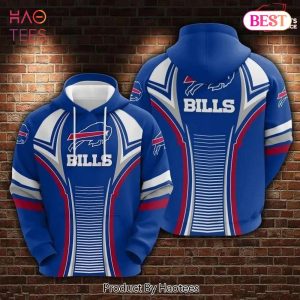 LIMITED Buffalo Bills Limited Blue 3D Hoodie Size Up To 5xl