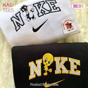 LIMITED Nike Mix Cat & Bird Matching Set Embroidered Hoodie, Sweatshirt