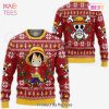 Luffy Ugly Christmas Sweater Funny Face One Piece Anime Xmas Gift Luffy Ugly Christmas Sweater Funny Face One Piece Anime Xmas Gift