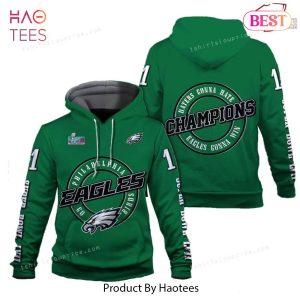 LUXURY A. J. Brown Haters Gonna Hate Eagles Gonna Win Philadelphia Eagles Super Bowl Champion 2023 3D Hoodie