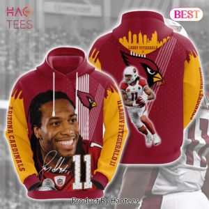 LUXURY Arizona Cardinals 11 Larry Fitzgerald Signature 3D Hoodie