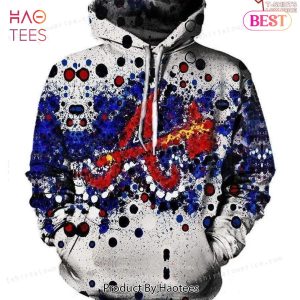 LUXURY Atlanta Braves NFL Football White Men And Women 3D Full Printing Pullover Hoodie