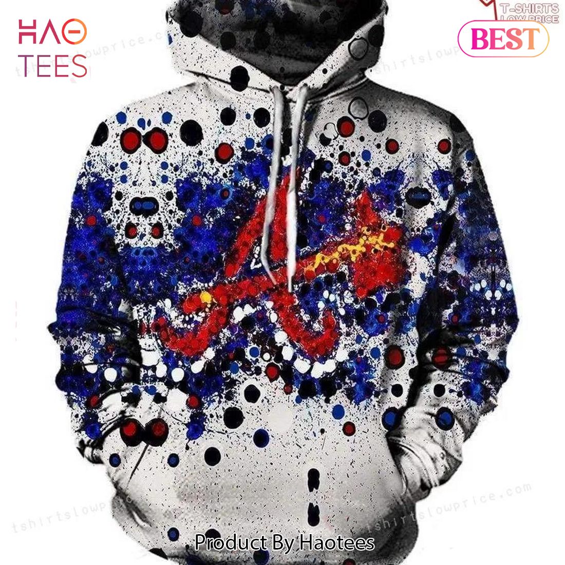 LUXURY Atlanta Braves NFL Football White Men And Women 3D Full Printing Pullover Hoodie
