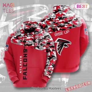LUXURY Atlanta Falcons NFL Big Logo Teams Sweatshirt For Man Women 3D Hoodie