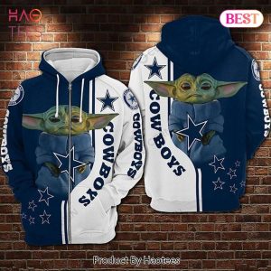 LUXURY Baby Yoda Dallas Cowboys Football Teaming 3D Hoodie