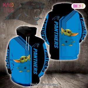LUXURY Baby Yoda Star Wars Carolina Panthers Gift For Sport Fans 3D Hoodie