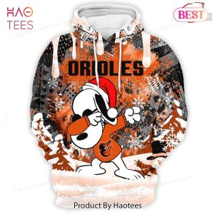 LUXURY Baltimore Orioles Snoopy Dabbing The Peanuts Sports Football American Christmas 3D Hoodie