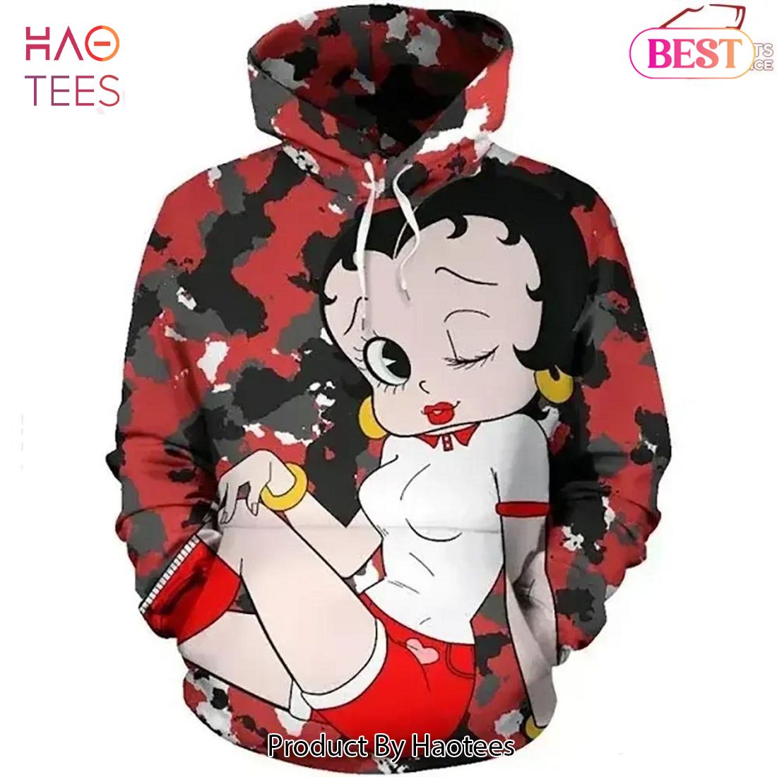 LUXURY Betty Boop Classic Vi 3D Hoodieed
