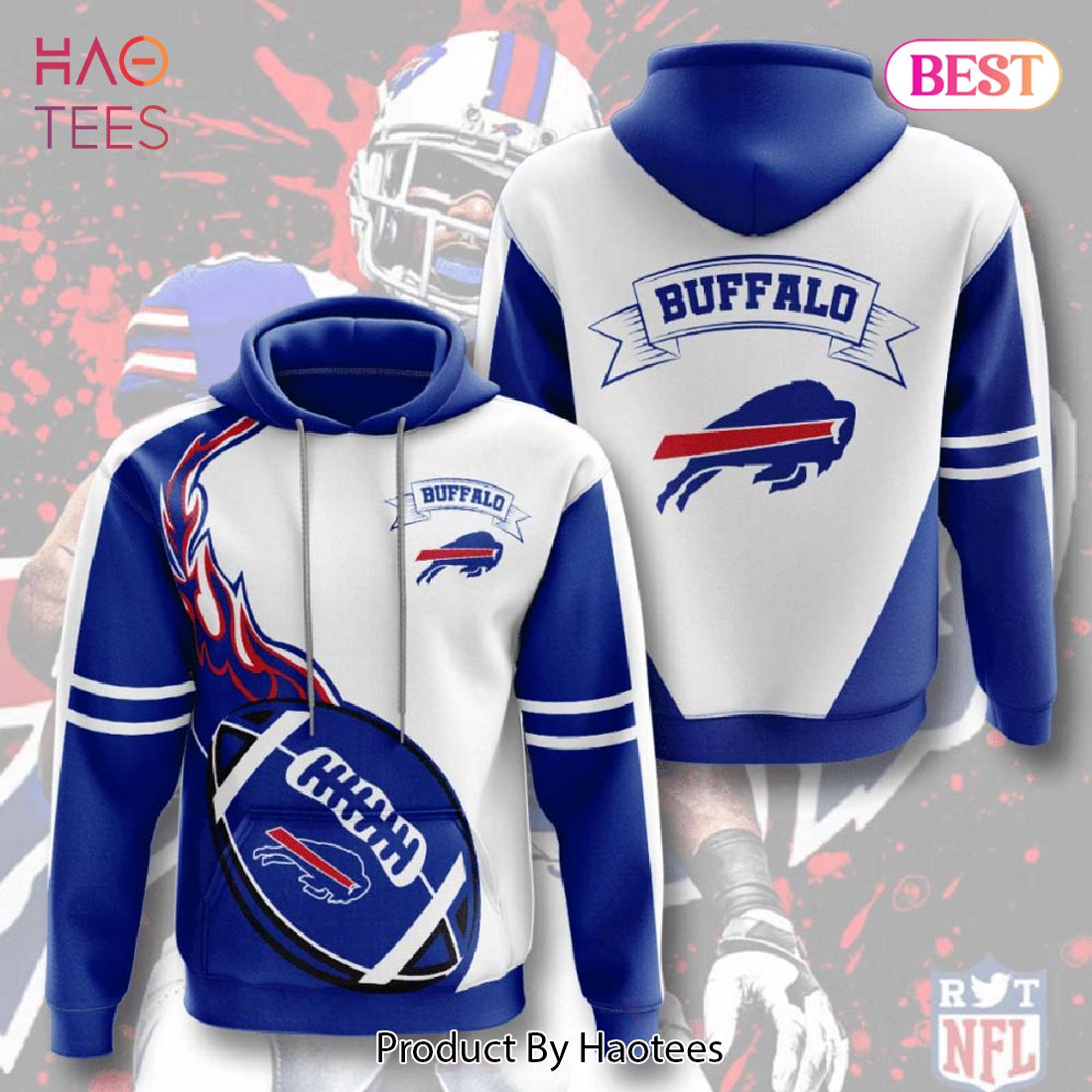 LUXURY Buffalo Bills 3D Hoodie Buffalo Bills Mafia Gift