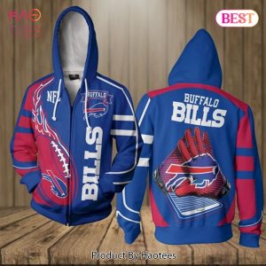 LUXURY Buffalo Bills Football Team Gloves 3D Hoodie