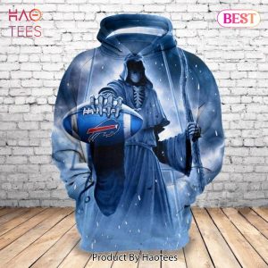 LUXURY Buffalo Bills God Of Death 3D Hoodie Buffalo Bills Gifts For Her