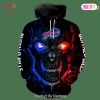 LUXURY Buffalo Bills Skull Eyes Football 3D Hoodie