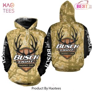 LUXURY Busch Light Deer Hunting 3D Hoodie