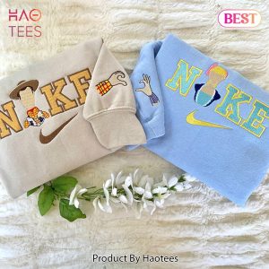 LUXURY Cowboy & Peep Matching Set Embroidered Hoodie, Sweatshirt
