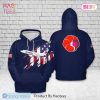 BEST San Diego Padres MLB Logo American Flag And Skull Full Print 3D Hoodie