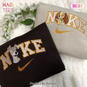 LUXURY Nike Mix Puppy Love Matching Set Embroidered Hoodie, Sweatshirt