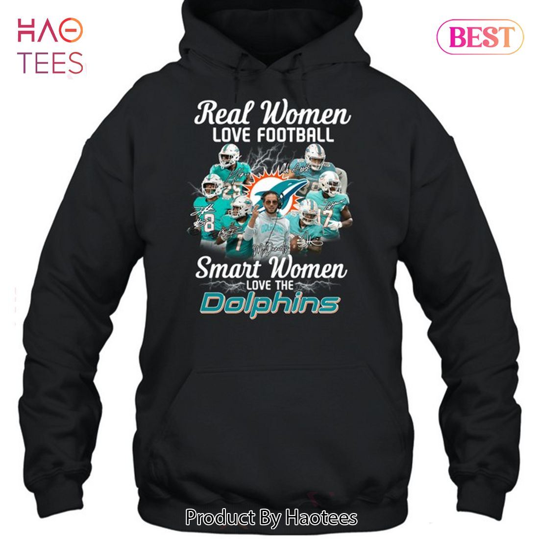 Official miami dolphins real women love football smart women love