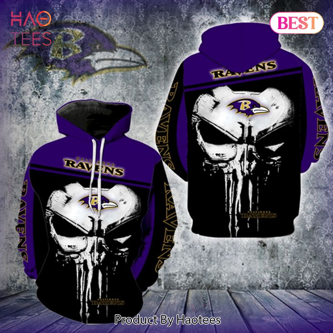 Baltimore Ravens Logo 89 Mark Andrews Here We Are Signature 3D Hoodie All  Over Print