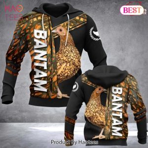 NEW Bantam Chicken Unisex 3D Hoodie