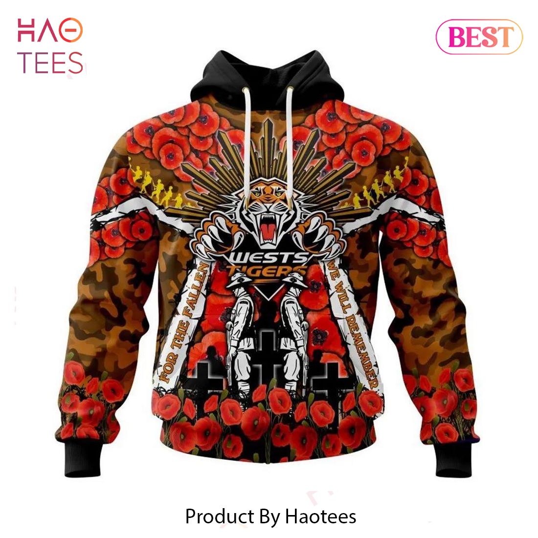 NEW Best Nrl Wests Tigers 3D Hoodie For Men Women