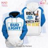 NEW Bud Light 3D Hoodie For Men Women