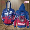 TRENDING Buffalo Bills Football Team White Red Blue Camo Pattern 3D Hoodie