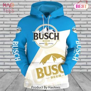 NEW Busch Beer Mountains 3D Hoodie