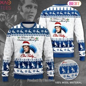 NEW Elvis Presley I LL Have A Blue Christmas Without You Sweater