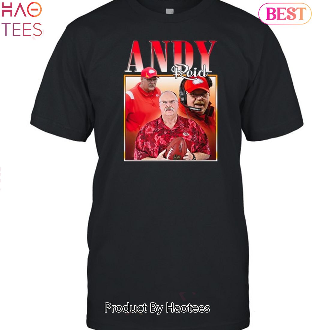 NEW Kansas City Chiefs Andy Reid Unisex T-Shirt