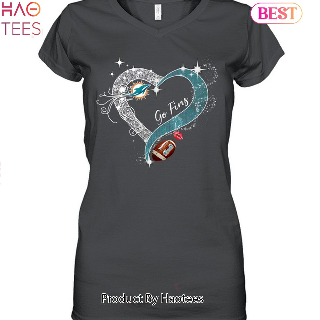 NEW Miami Dolphins Go Fins Unisex T-Shirt NEW Miami Dolphins Go Fins Unisex T-Shirt