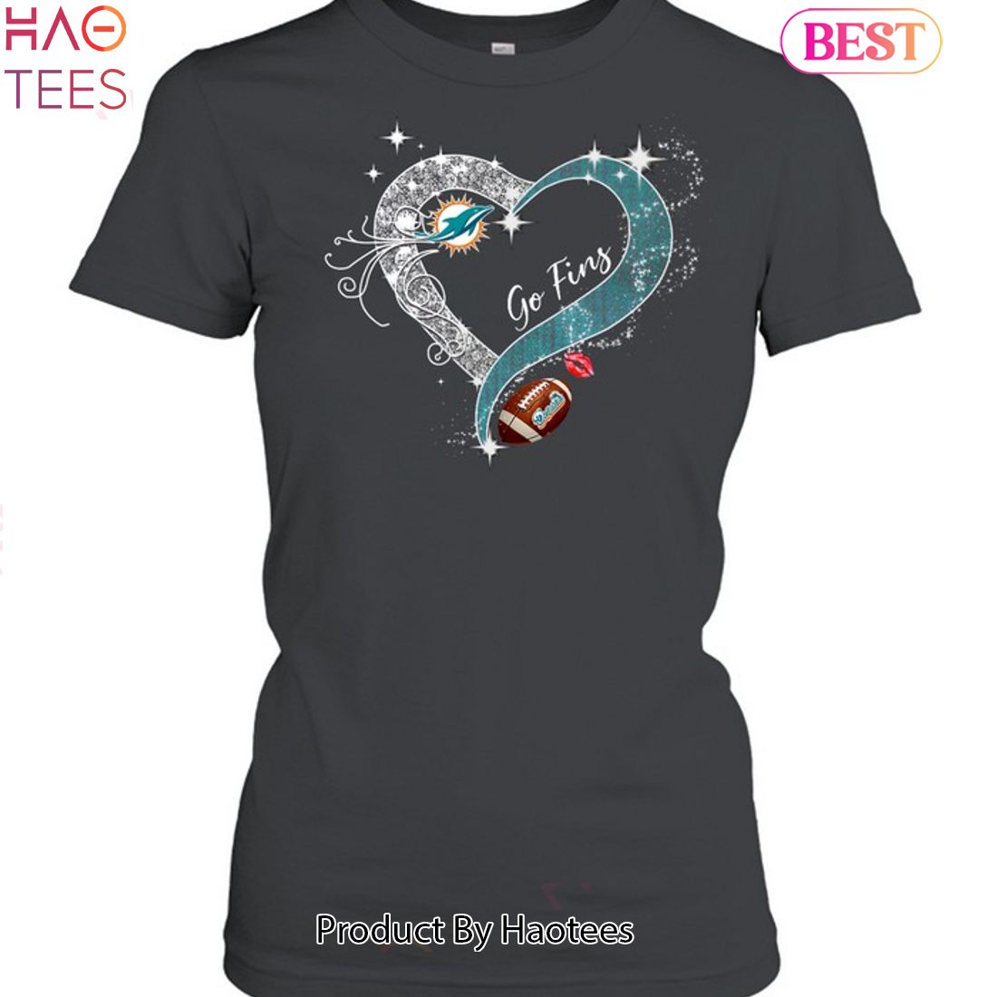 NEW Miami Dolphins Go Fins Unisex T-Shirt NEW Miami Dolphins Go Fins Unisex T-Shirt