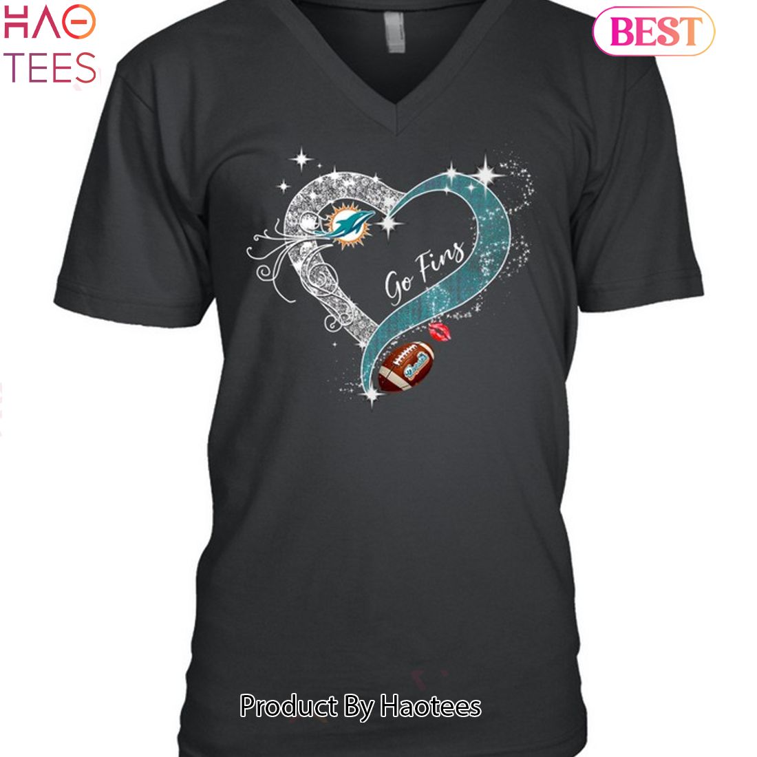 NEW Miami Dolphins Go Fins Unisex T-Shirt NEW Miami Dolphins Go Fins Unisex T-Shirt