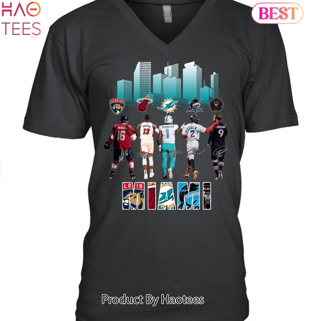 Miami Heat All time starting Five Legends shirt - Limotees