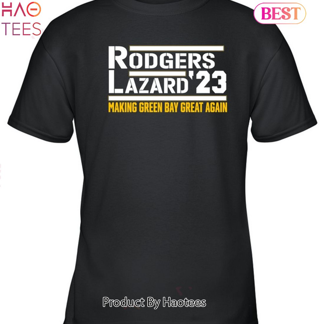 Rodgers Lazard 23 Make Green Bay Packers Great Again Unisex T