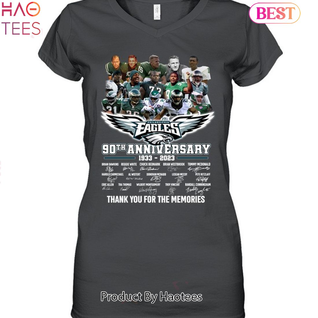 HOT Philadelphia Eagles 90th Anniversary 1933-2023 thank you for