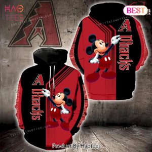 PREMIUM Arizona Diamondbacks Mickey Mouse Full Print 3D Hoodie