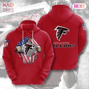 PREMIUM Atlanta Falcons Football America Flag 3D Hoodie