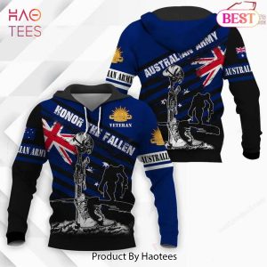 PREMIUM Australian Army Veteran 3D Hoodie