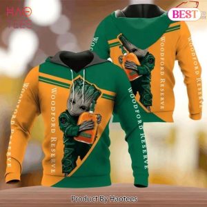 PREMIUM Baby Groot Star Wars Woodford Reserve 3D Hoodie For Men And Women