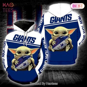 PREMIUM Baby Yoda Lovers New York Giants 3D Hoodie
