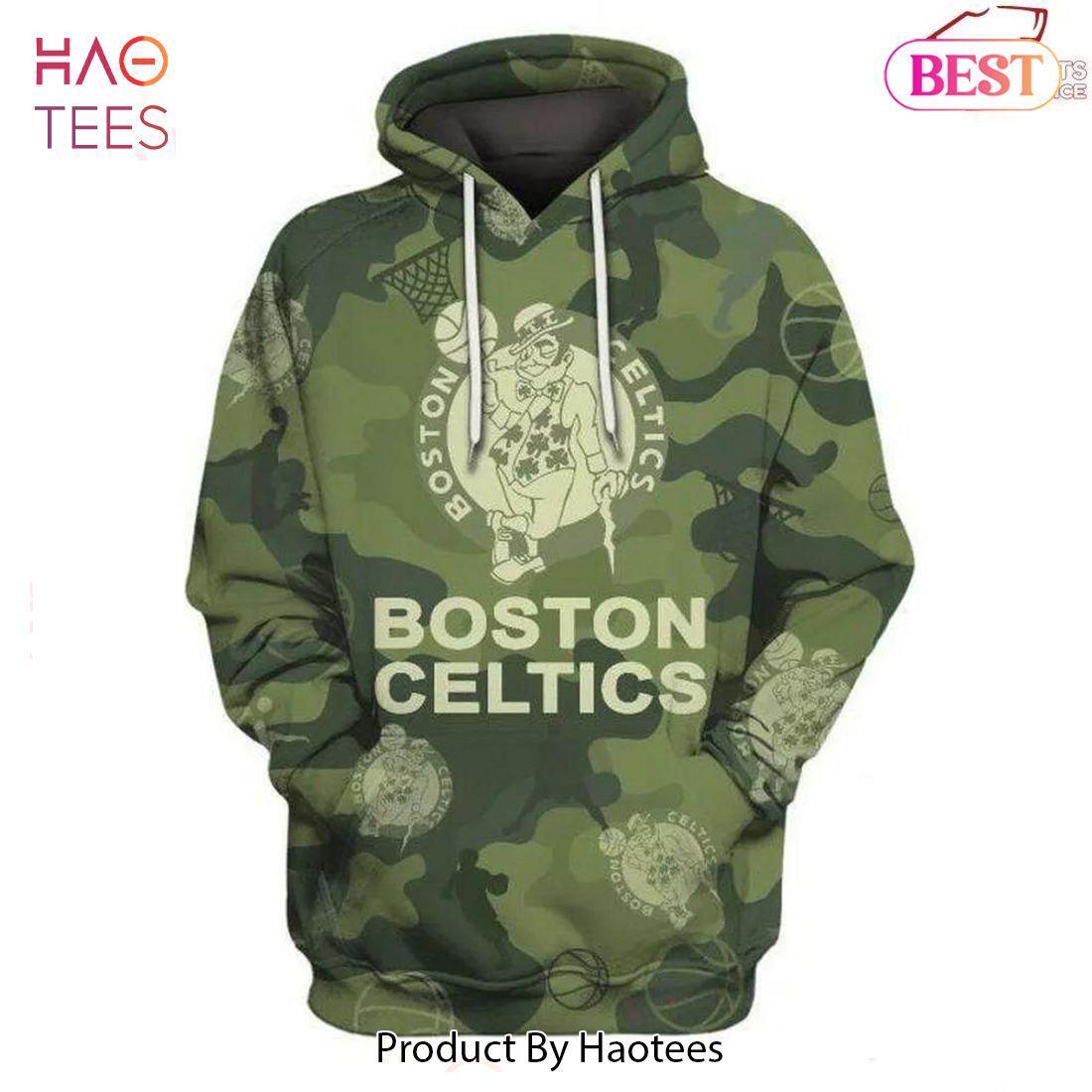 PREMIUM Boston Celtics NBA Basketball 3D Hoodie