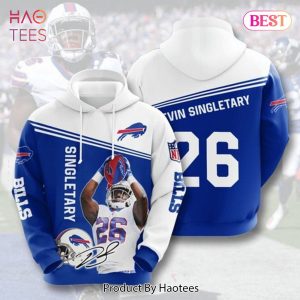 PREMIUM Buffalo Bills Football Team Lovers 26 Devin Singletary 3D Hoodie