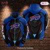 PREMIUM Buffalo Bills Neon Light 3D Hoodie
