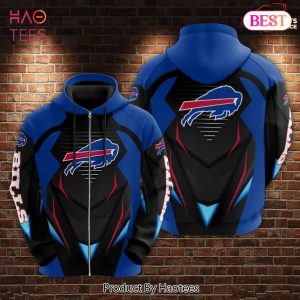 PREMIUM Buffalo Bills Neon Light 3D Hoodie