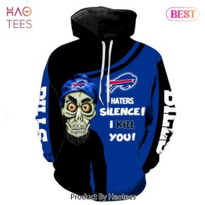 PREMIUM Buffalo Bills Skull Hate Silence I Kill You 3D Hoodie
