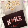 PREMIUM Nike Mix Haunted House Brand Embroidered Hoodie, Sweatshirt PREMIUM Nike Mix Haunted House Brand Embroidered Hoodie, Sweatshirt