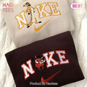 PREMIUM Nike Mix Safari Friends Matching Set Embroidered Hoodie, Sweatshirt
