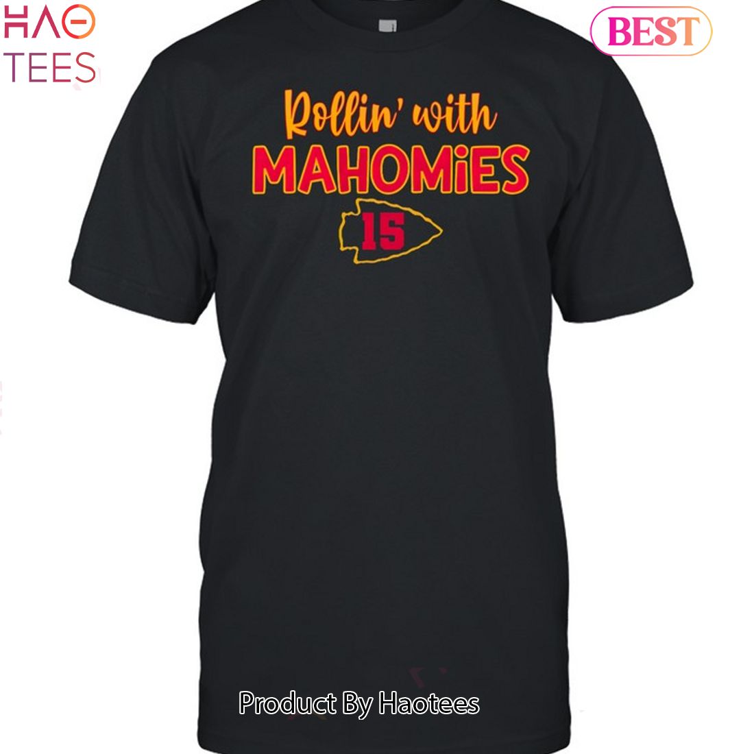 Rolling With Mahomes Tshirt Women Mahomes Womens Shirt