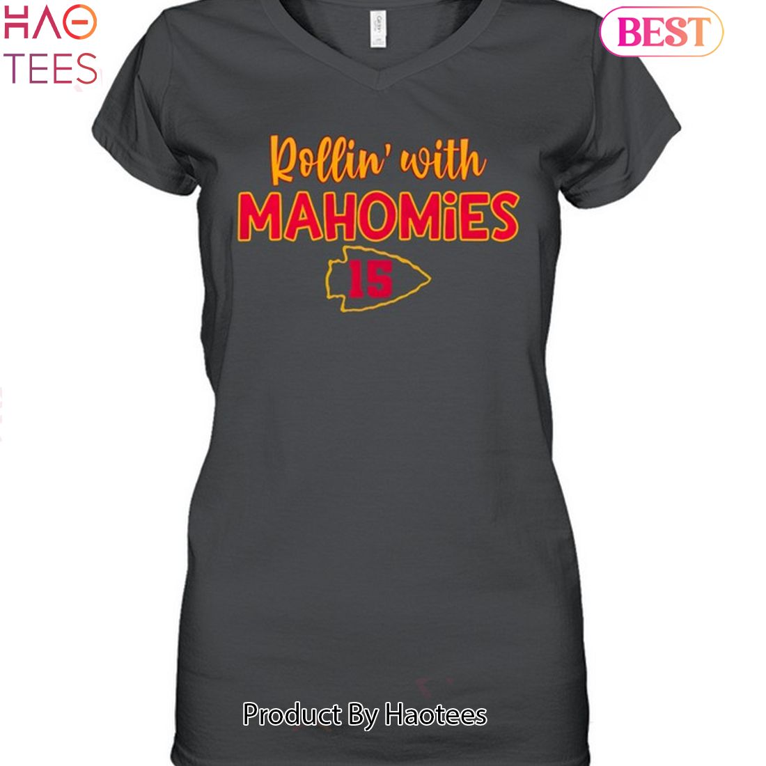 Rollin With Mahomies Kansas City Chiefs Unisex T-Shirt Rollin With Mahomies Kansas City Chiefs Unisex T-Shirt